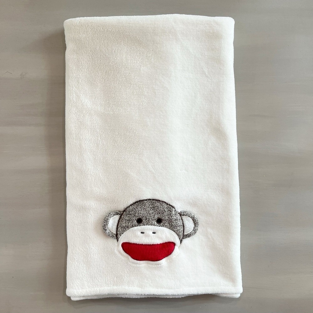 Baby Starters Sock Monkey Plush Blanket